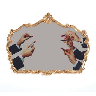 Seletti Toiletpaper Baroque Mirror lipstick mirror Buy now on Shopdecor