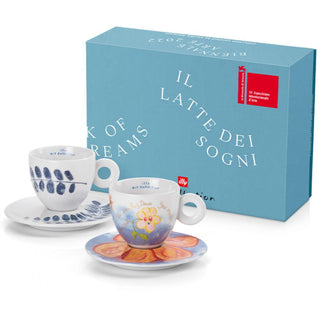 Illy Art Collection Biennale 2022 set 2 cappuccino cups by Precious Okoyomon?? & Alexandra Pirici? Buy now on Shopdecor